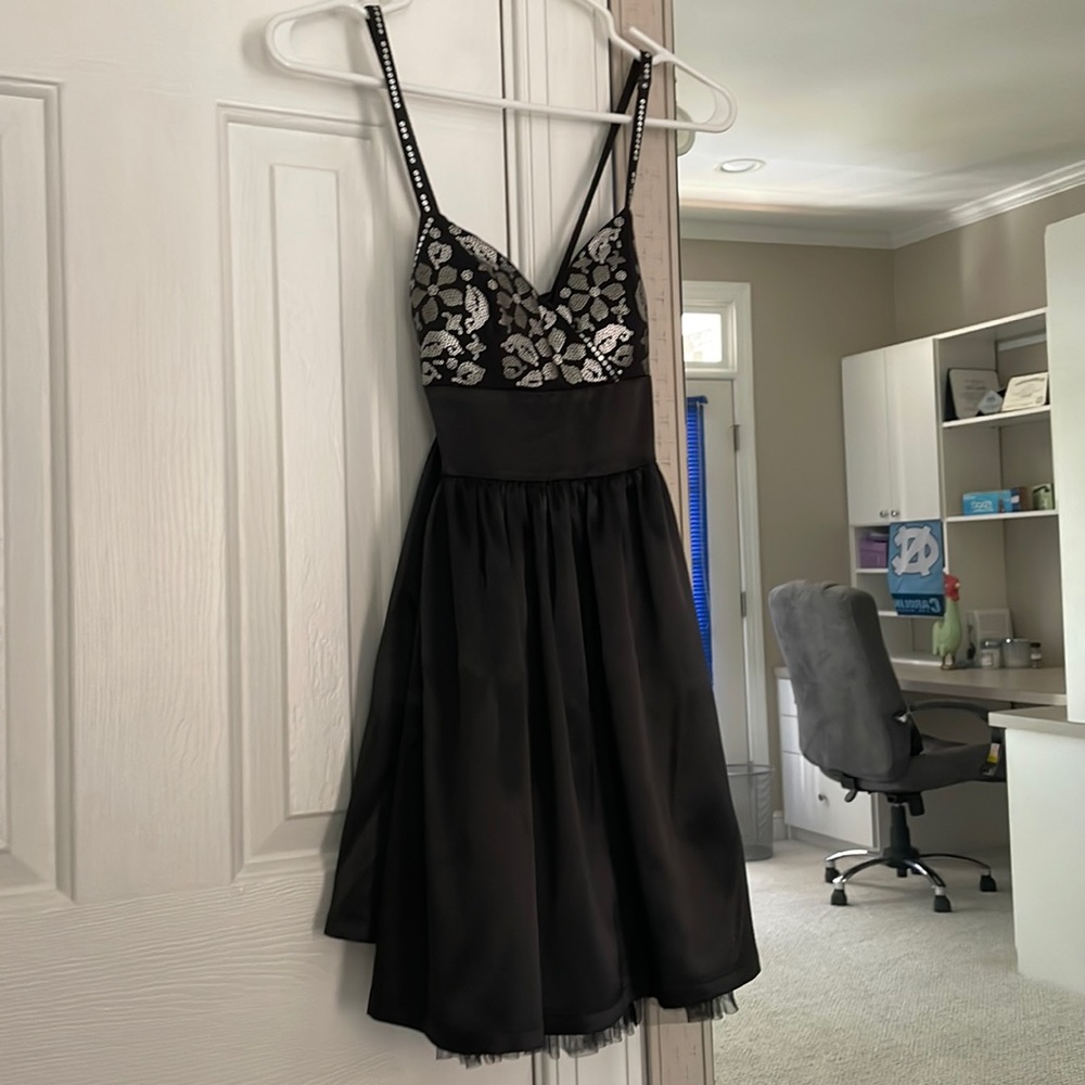 Olsenboye sequined satin dress